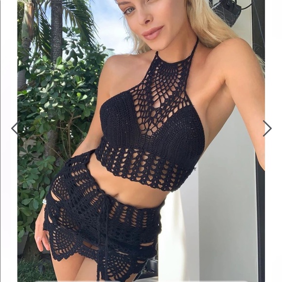 fashion nova crochet top